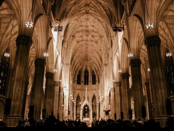 Beautiful cathedral that reminds us of our history, like hymns.